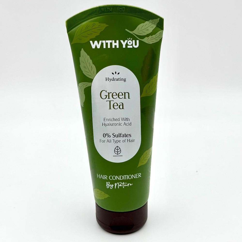 نرم کننده موی سر چای سبز و هیالورونیک اسید ویت یو