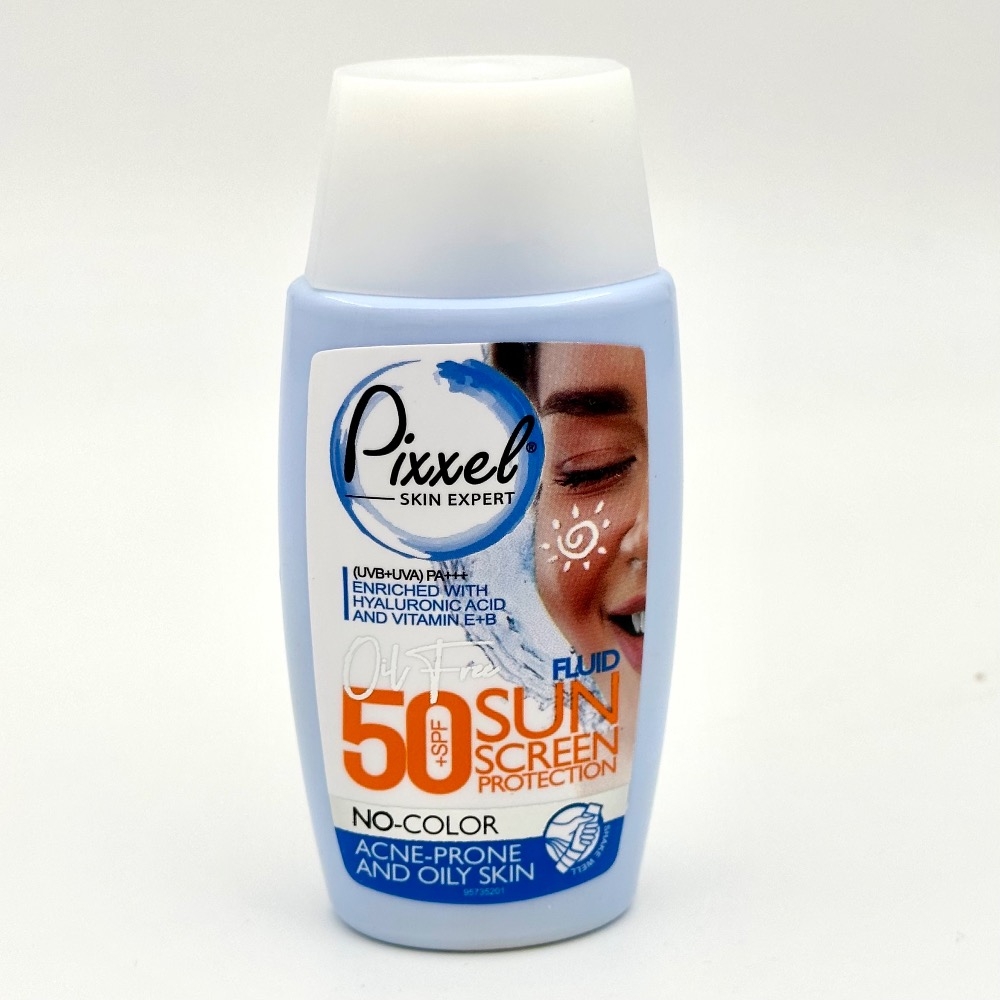 کرم ضدآفتاب بیرنگ فاقد چربی spf50 پیکسل