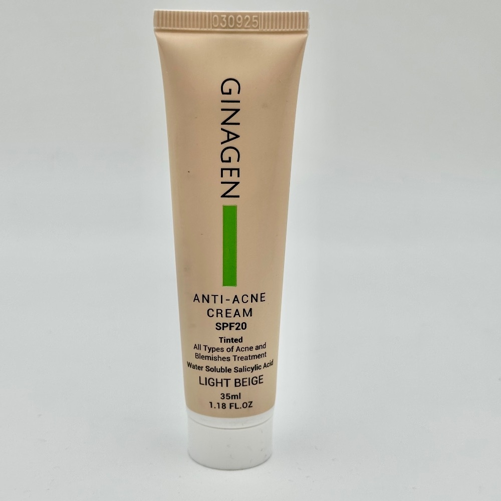 کرم ضدجوش رنگی ژیناژن رنگ بژ روشن