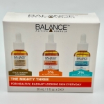 پک پوستی 3 عددی سرم روشن کننده، آبرسان و جوانساز بالانس