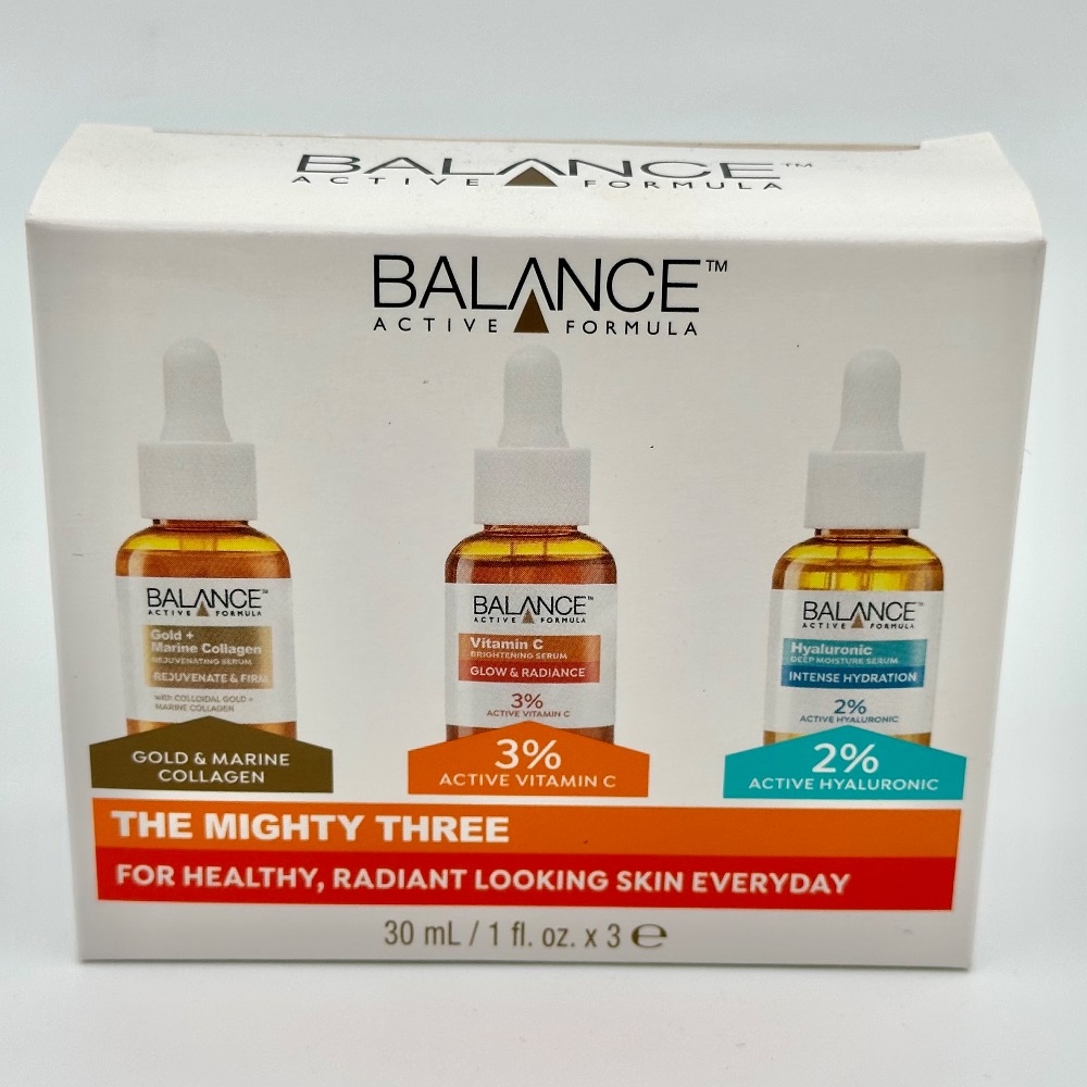 پک پوستی 3 عددی سرم روشن کننده، آبرسان و جوانساز بالانس