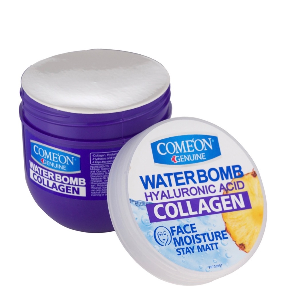 کرم آبرسان صورت کامان مدل Water Bomb حاوی هیالورونیک اسید و کلاژن حجم 200 میلی لیتر