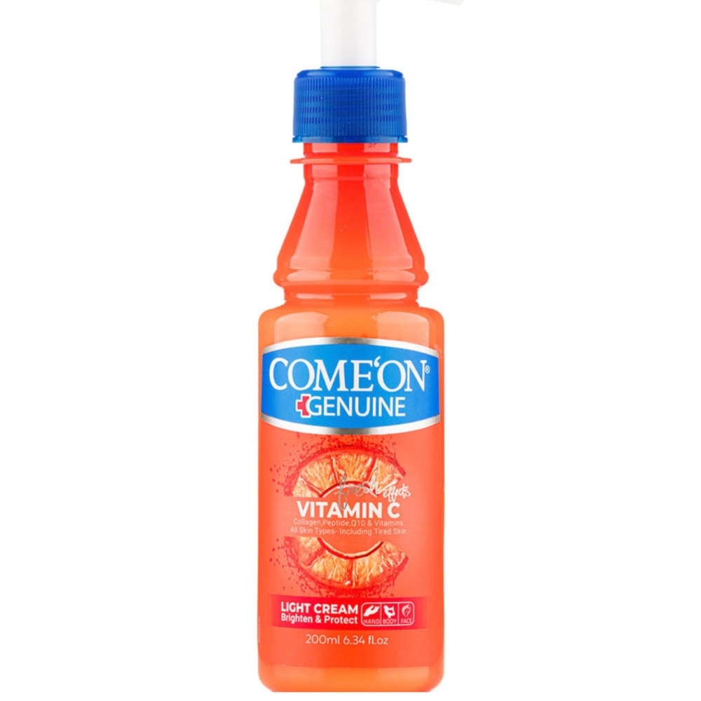 کرم مرطوب کننده حاوی ویتامین c حجم کالا 200 میل کامان