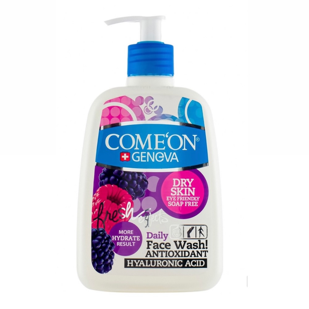 ژل شستشو صورت کامان مناسب پوست خشک حجم 500 میلی لیتر
