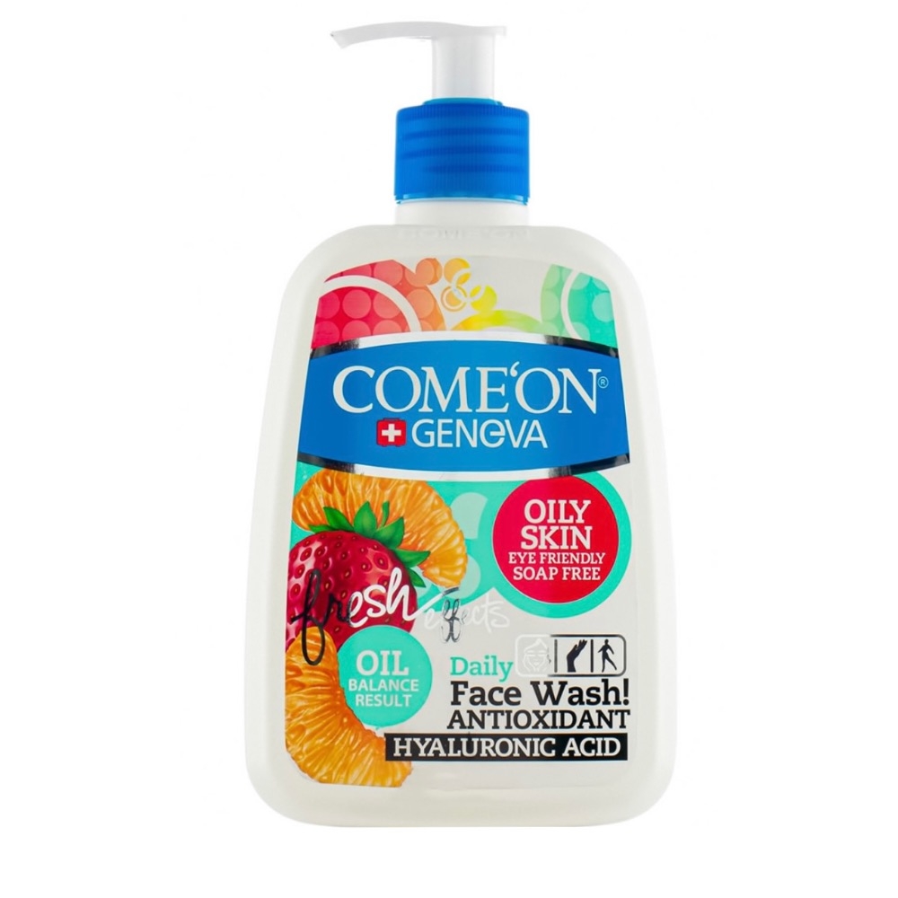 ژل شستشو کامان صورت مناسب پوست چرب حجم 500 میلی لیتر