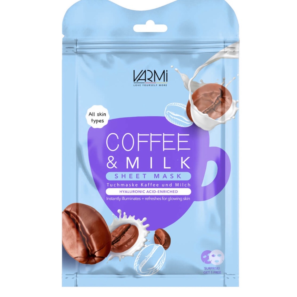 دبل شیت ماسک آبرسان شیر و قهوه وارمی