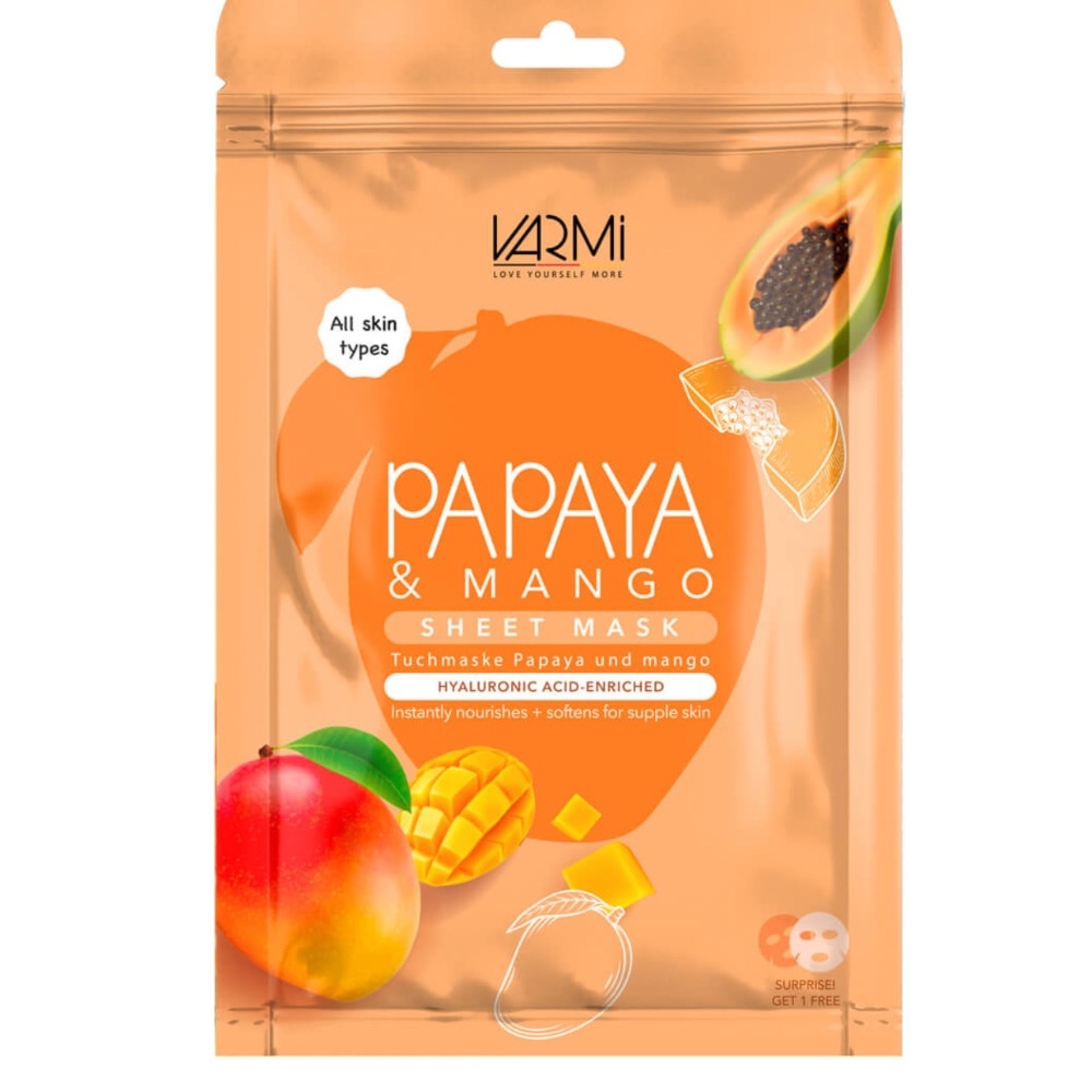 دبل شیت ماسک آبرسان پاپایا و انبه وارمی