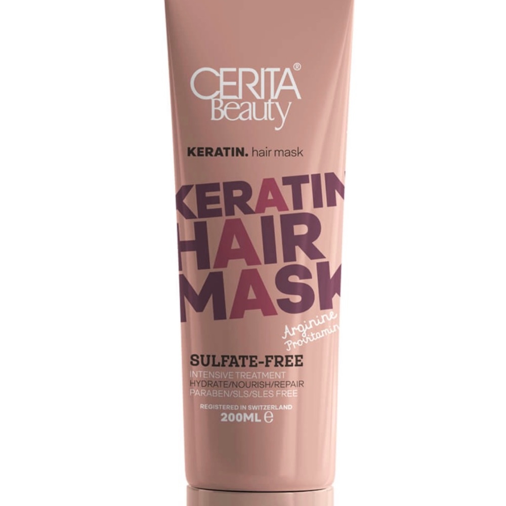 ماسک مو فاقد سولفات سریتا بیوتی مناسب موهای کراتینه حجم 200 میلی لیتر