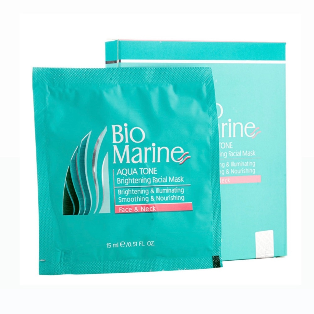 ماسک روشن کننده و شفاف کننده صورت 15میل بایو مارین