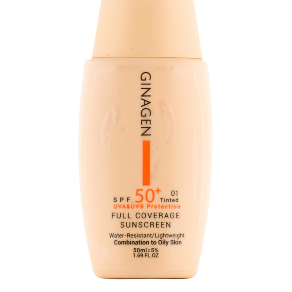 کرم ضد آفتاب رنگی مدل Full Coverage با spf 50 مناسب پوست چرب و مختلط حجم 50 میلی لیتر شماره 01