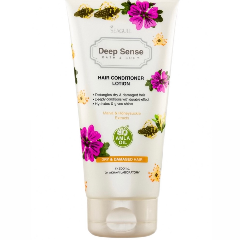 لوسیون نرم کننده مناسب موهای خشک و آسیب دیده حجم 200میل دیپ سنس