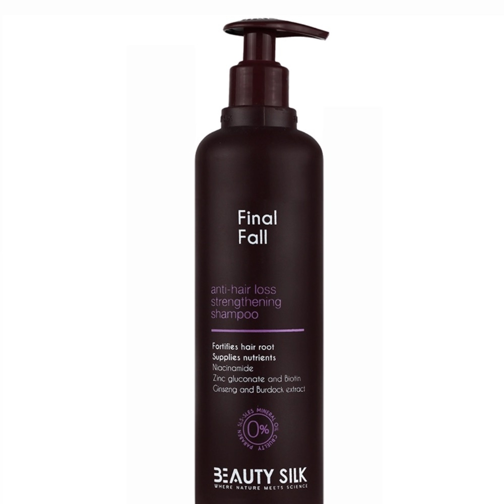 شامپو تقویت کننده موی سر بیوتی سیلک حجم 407 میلی لیتر