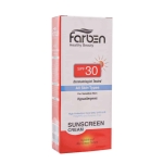 کرم ضد آفتاب SPF30 پوست حساس بدون رنگ فاربن 50 میلی لیتر
