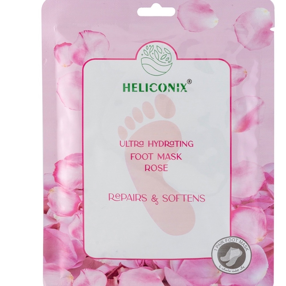 ماسک آبرسان پا هلیکونیکس حاوی عصاره رز
