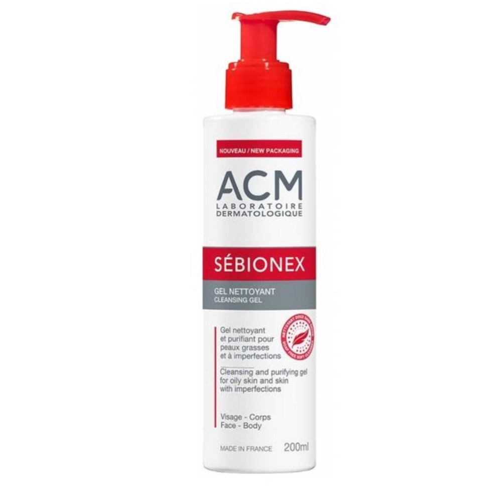 ژل شوینده سبیونکس پوست چرب ای سی ام ACM حجم 200میل