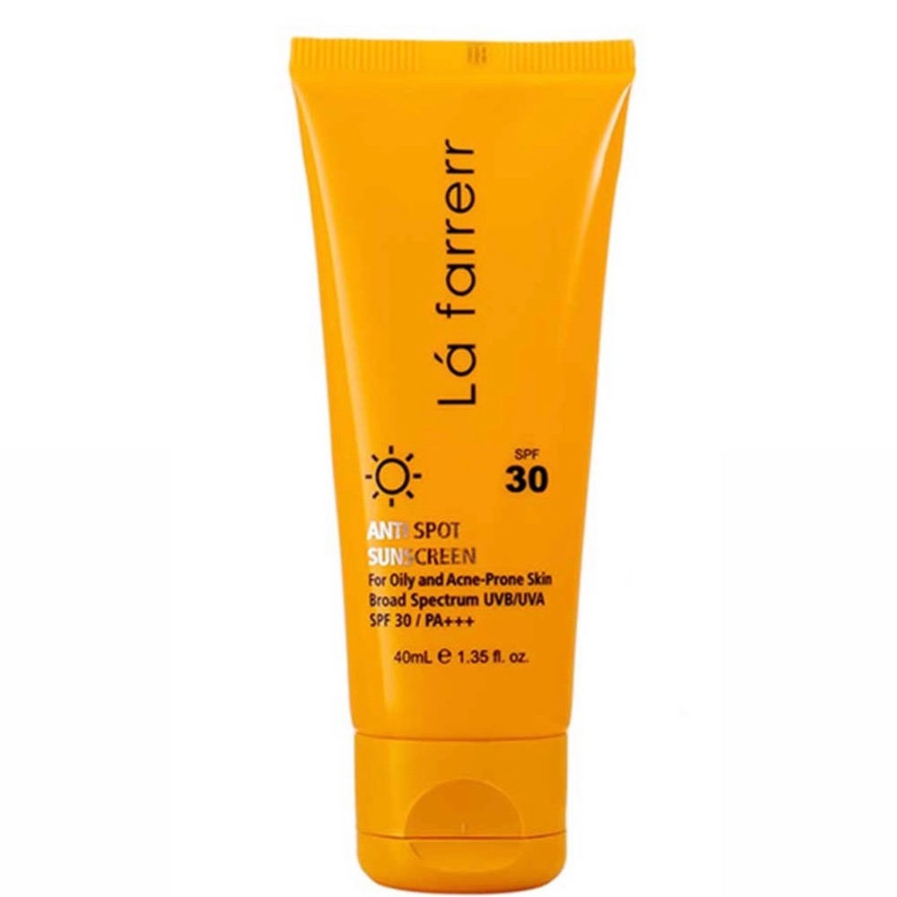 ضد آفتاب و ضد لک لافارر پوست چرب و آکنه دار SPF 30 بی رنگ