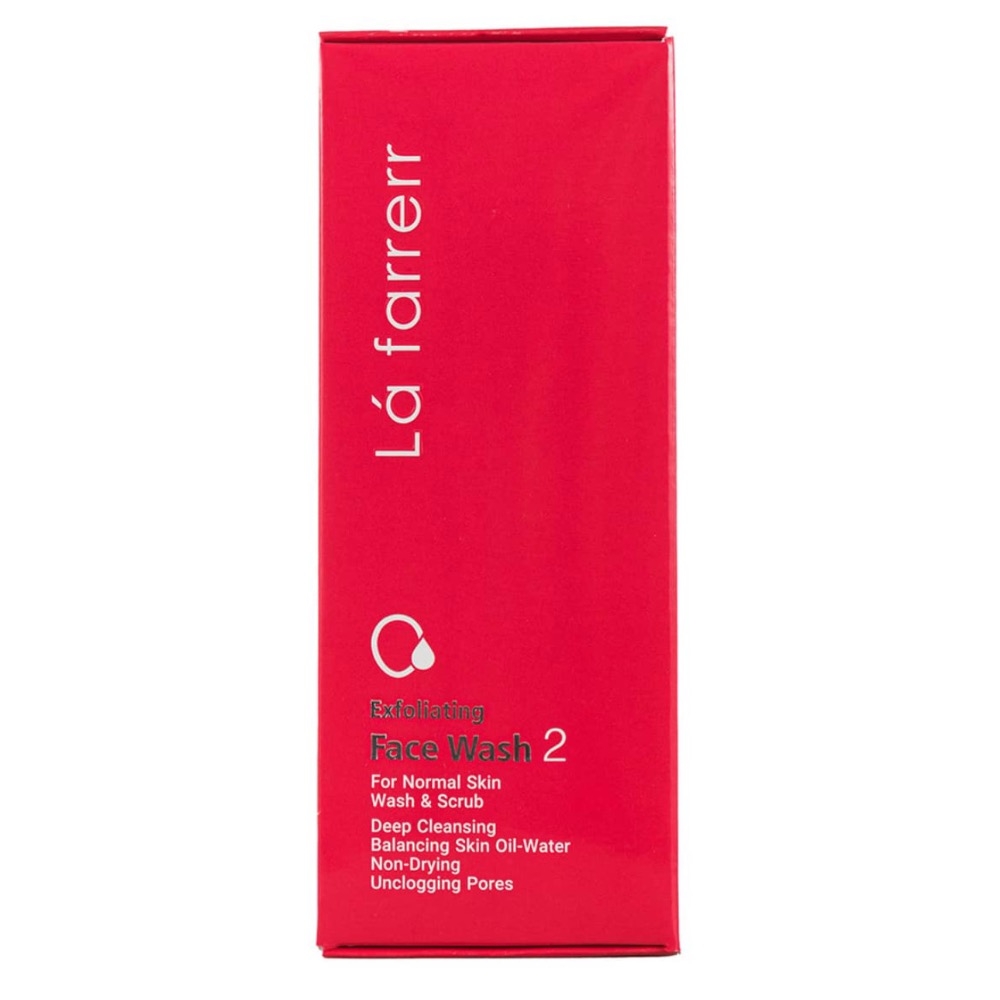 ژل شستشوی لایه بردار صورت لافارر مناسب پوست معمولی حجم 150 میلی لیتر