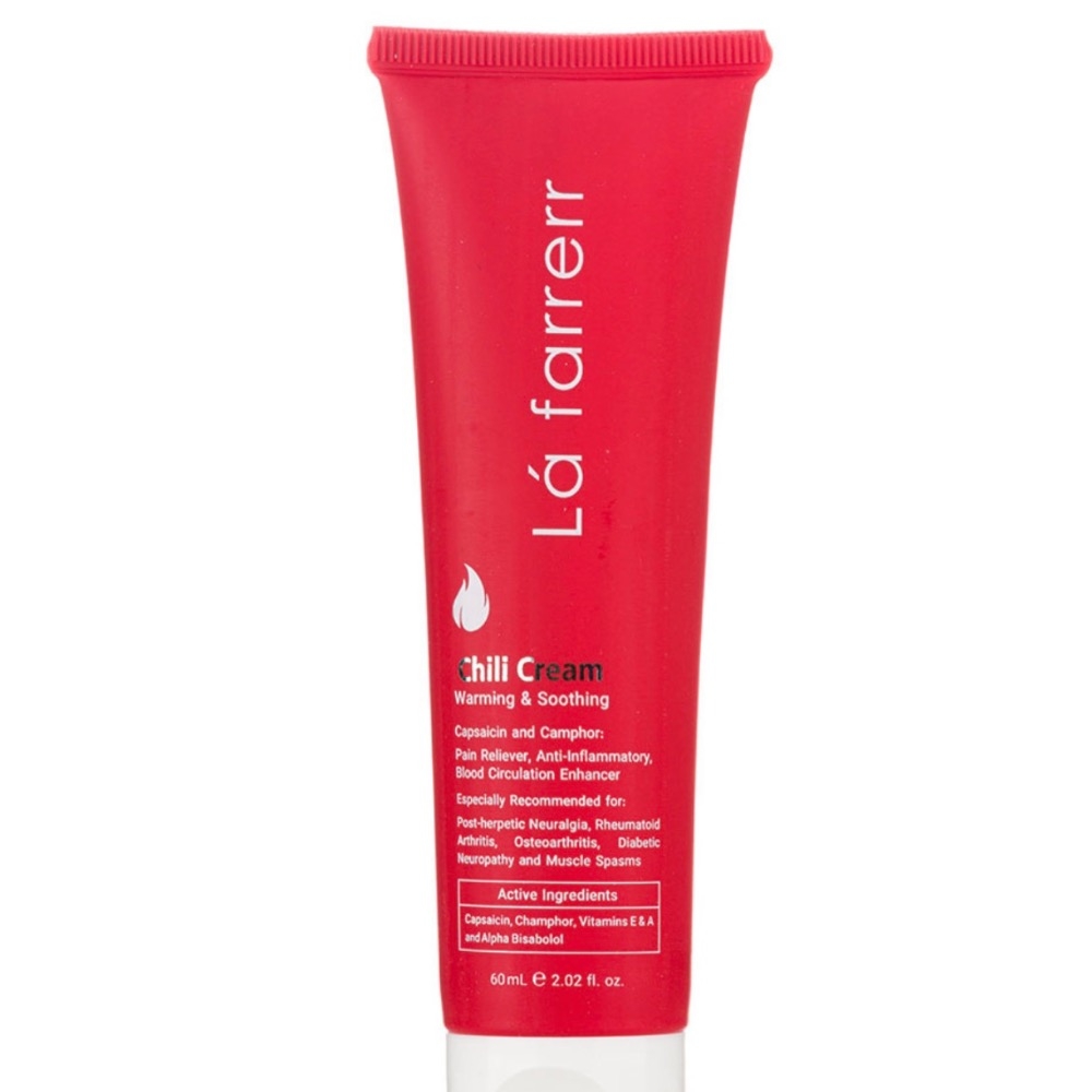 کرم گرم کننده و تسکین دهنده درد مدل Chili حجم 60میل لافارر