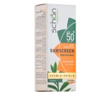 کرم ضد آفتاب دابل شیلد اس پی اف +50 چای سبز فاقد چربی بیرنگ 50میل شون