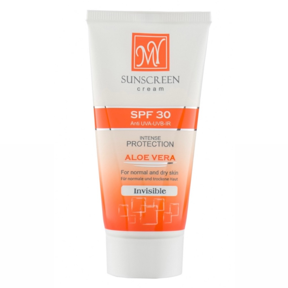 کرم ضد آفتاب بی رنگ مای با SPF30 مناسب پوست خشک و معمولی حجم 50 میلی لیتر