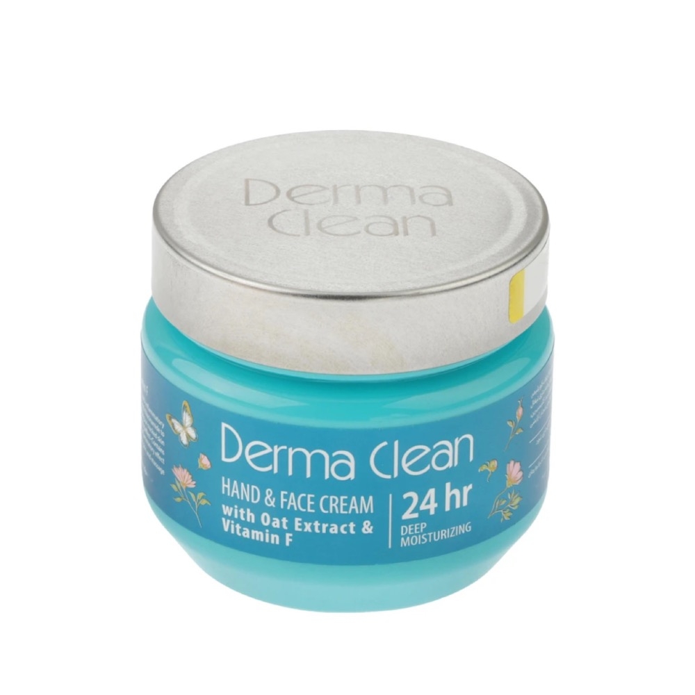 کرم مرطوب‌کننده دست و صورت درماکلین مدل Oat Extract مناسب برای انواع پوست حجم 250 میلی‌لیتر