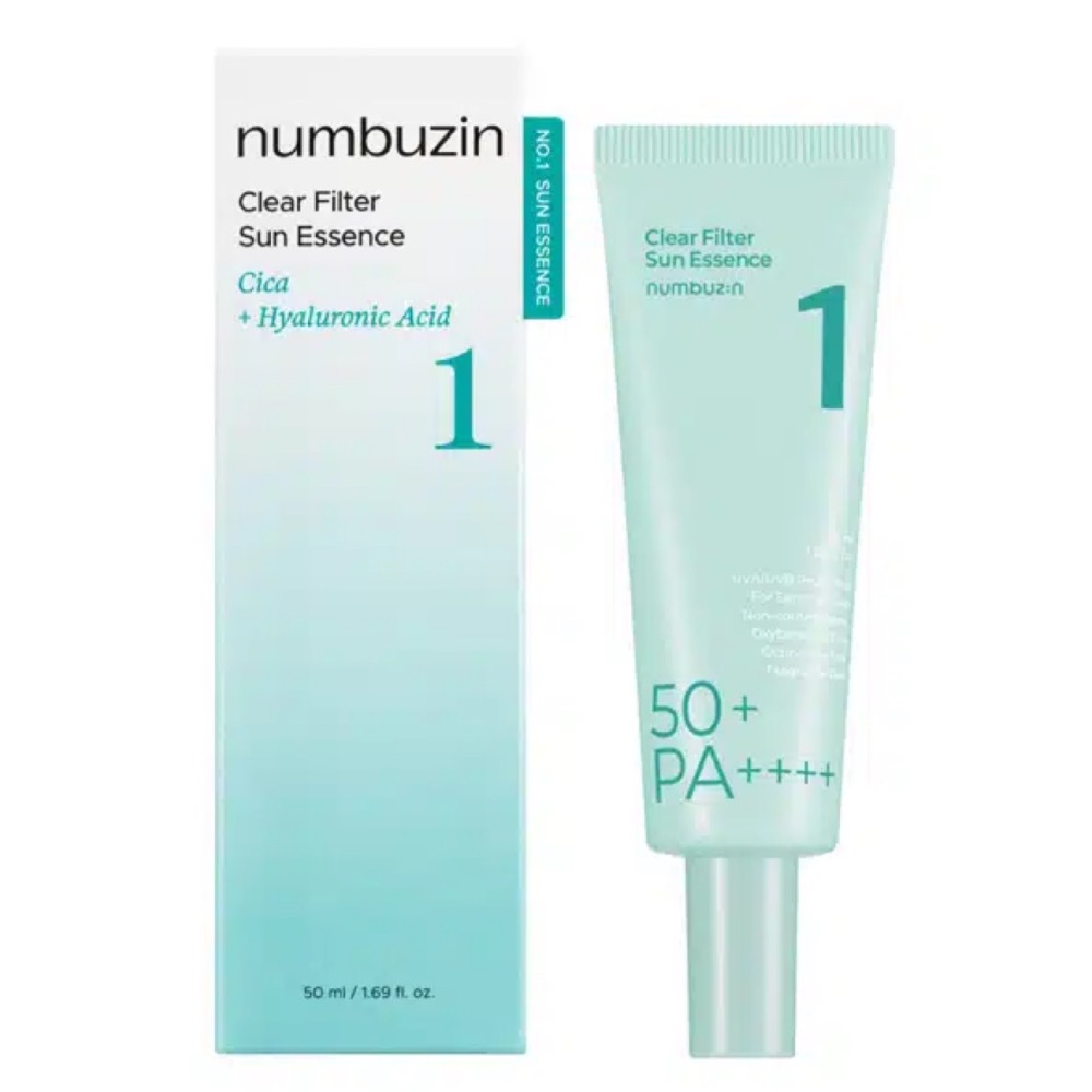 اسنس ضدآفتاب SPF50 نامبوزین numbuzin حاوی سنتلا و هیالورونیک اسید