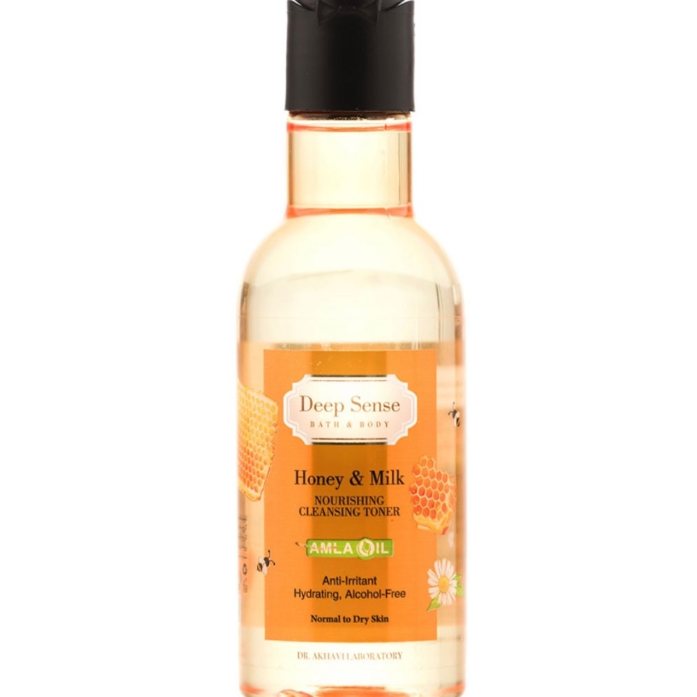 تونر پاک و مرطوب کننده پوست حاوی پروتئین شیر و عصاره عسل 160میل دیپ سنس