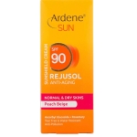 کرم ضد آفتاب رنگی و ضد چروک آردن سان SPF90 مدل Rejusol مناسب پوست معمولی و حساس حجم 50 میلی لیتر