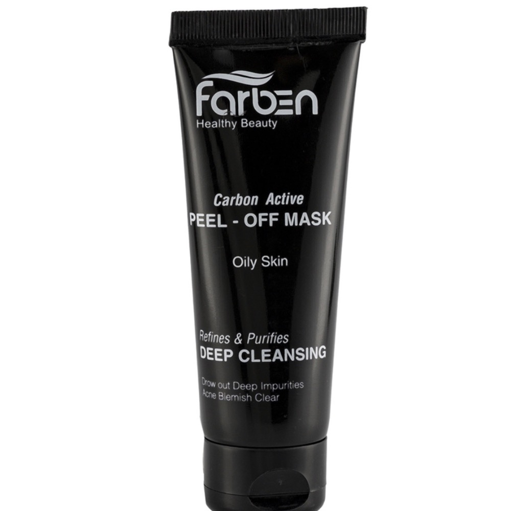 ماسک صورت فاربن حاوی کربن فعال حجم 75 میلی لیتر