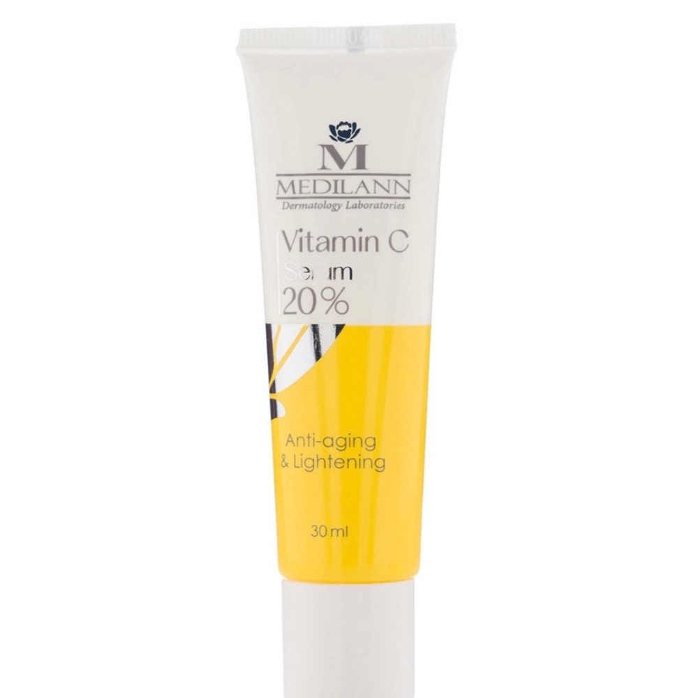 سرم ضد چروک و روشن کننده مدیلن حاوی ویتامین C حجم 30 میلی لیتر