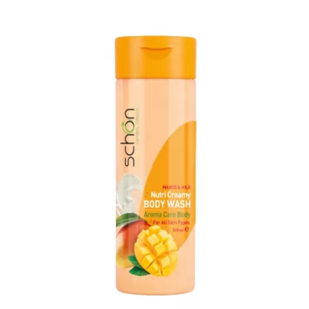 شامپو بدن کرمی شیر و انبه شون حجم 300 میل