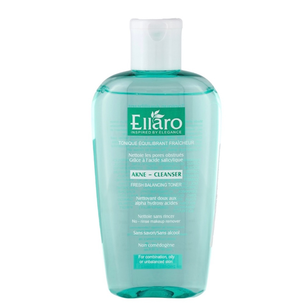 تونر پاک کننده آرایش الارو مناسب پوست چرب حجم 200 میلی لیتر