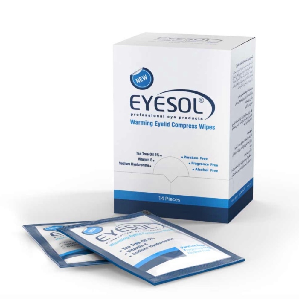 پد پاک کننده پلک و مژه بسته 14عددی آیسول