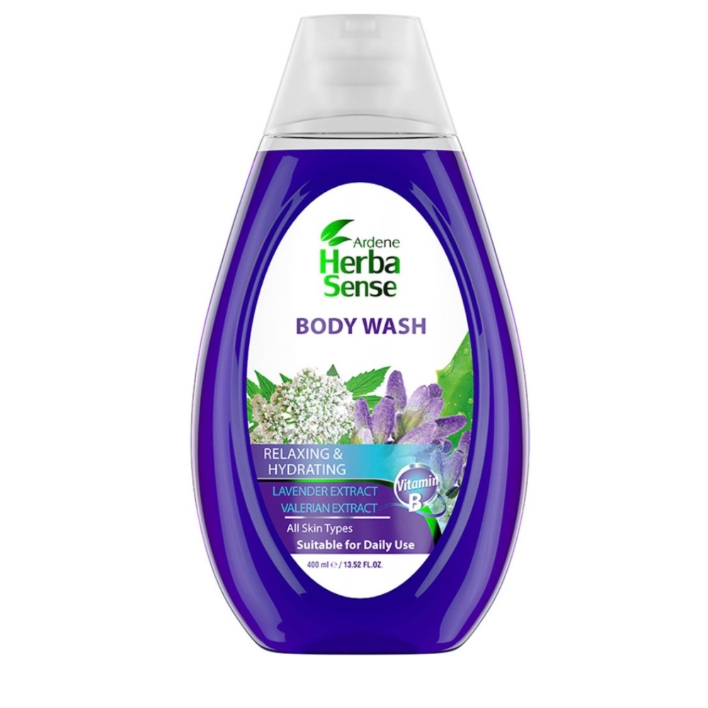 شامپو بدن اسطوخودوس و والرین با رایحه آرامش بخش آردن حجم 400 میلی لیتر