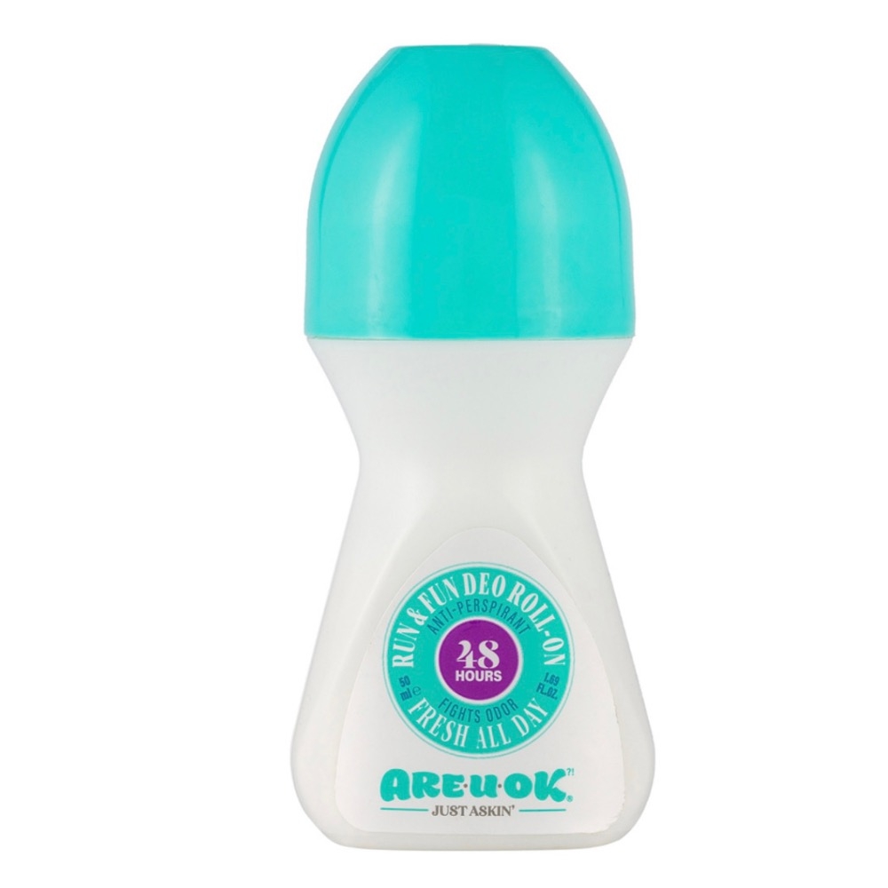 مام رول ضد تعریق بانوان آر یو اکی مدل Run and Fun با ماندگاری 48 ساعته حجم 50 میلی لیتر