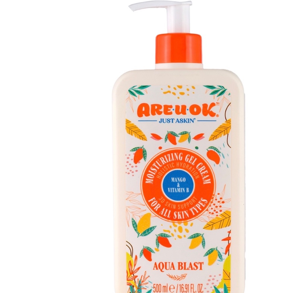 کرم ژل پمپی آبرسان آر یو اکی مدل انبه حجم 500 میلی لیتر