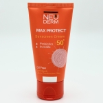کرم ضد آفتاب مکس پروتکت بدون رنگ SPF50 مناسب پوست مختلط و چرب