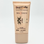 ضد آفتاب کرم پودری و پرایمری SPF50 (بژ ابریشمی) مناسب انواع پوست