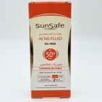 فلوئید ضد آفتاب SPF50 مناسب پوست چرب و آکنه ای