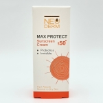 کرم ضد آفتاب مکس پروتکت SPF50 بی رنگ مناسب پوست خشک و معمولب نئودرم