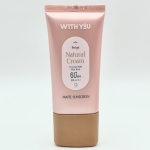 ضدآفتاب کرمی مات (بژ طبیعی) SPF60 صورت و بدن مناسب انواع پوست ویت یو