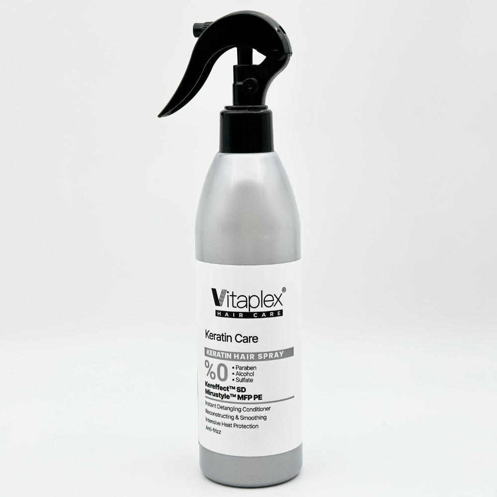 اسپری ترمیم کننده و نرم کننده مو ویتاپلکس فاقد سولفات مناسب موهای کراتین شده (300ML)