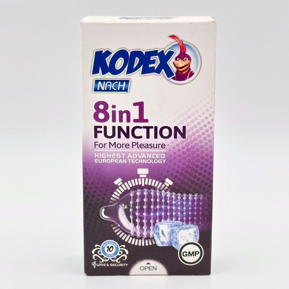 کاندوم 8 در 1 function (خاردار) کدکس (12 عددی)