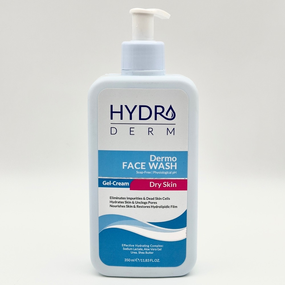 ژل شستشوی صورت هیدرودرم مناسب پوست های بسیار خشک و حساس