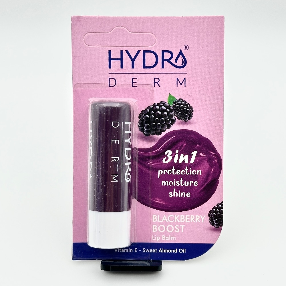 رطوبت رسان و محافظت کننده از خشکی پوست لب هیدرودرم با رنگ و طعم شاتوت
