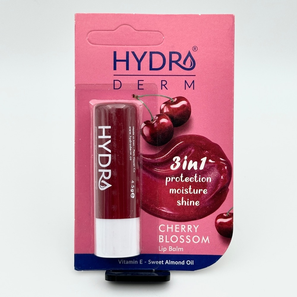 رطوبت رسان و محافظت کننده از خشکی پوست لب هیدرودرم با رنگ و طعم گیلاس