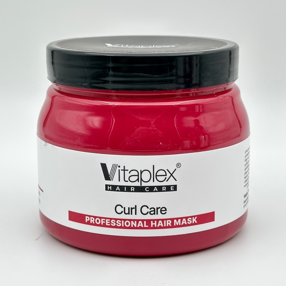 ماسک ترمیم کننده مو ویتاپلکس فاقد سولفات مناسب موهای فر با آبکشی (500ML)