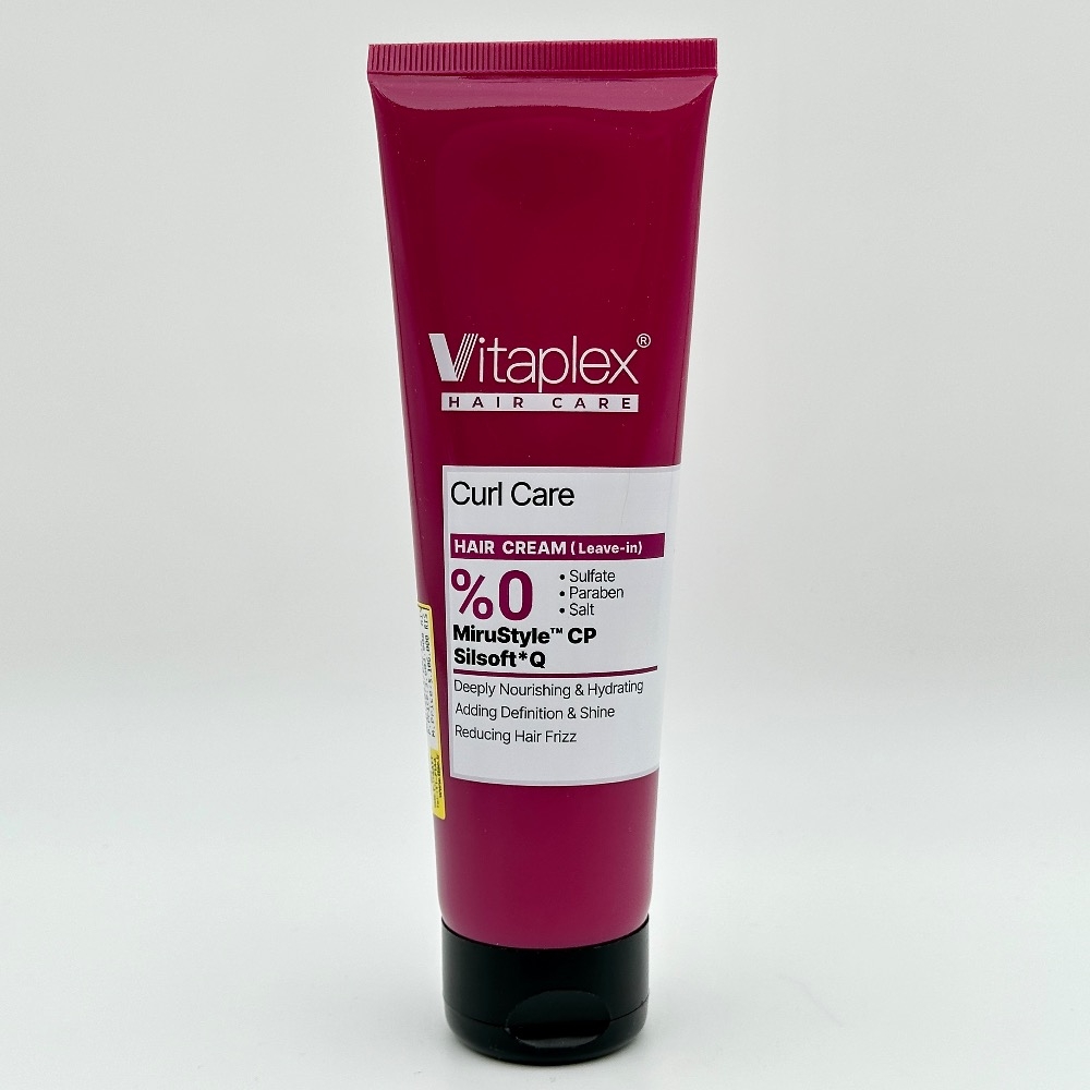 کرم حالت دهنده و ترمیم کننده مو ویتاپلکس فاقد سولفات مناسب موهای فر بدون آبکشی (150ML)