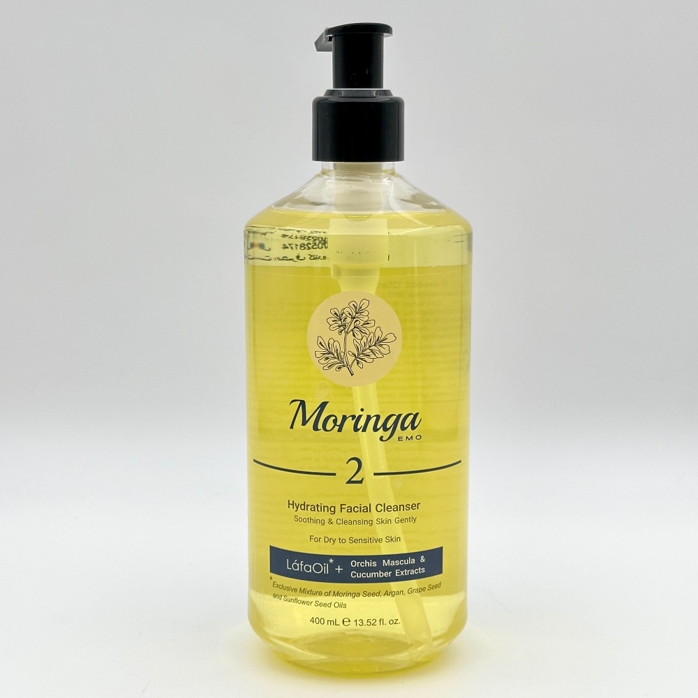 ژل شستشو و آبرسان صورت مورینگا مناسب پوست خشک و حساس