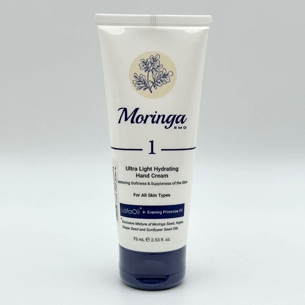 کرم دست فوق سبک و آبرسان مورینگا مناسب انواع پوست (75ML)